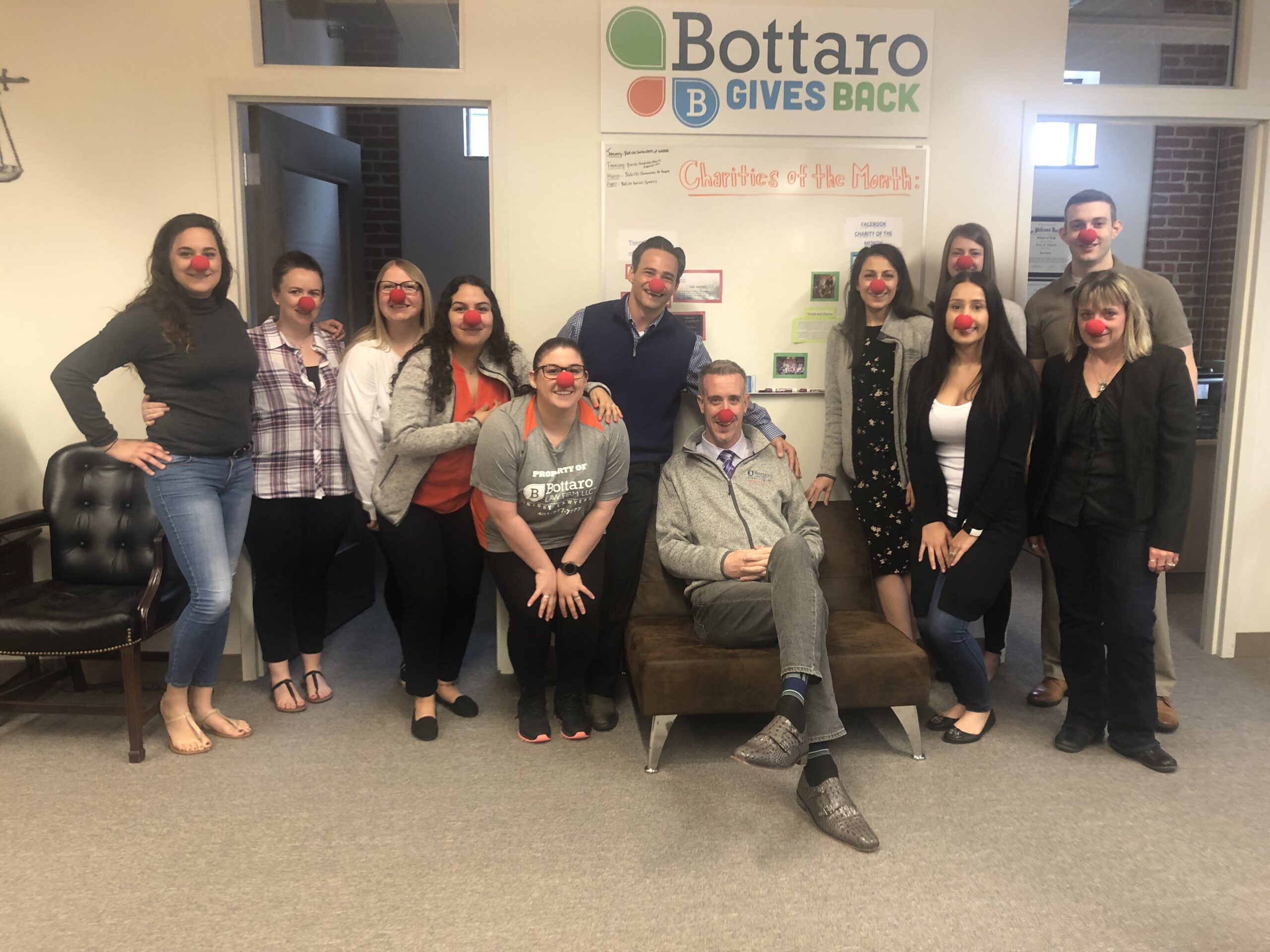 the bottaro law firm helps end child poverty by supporting red nose day