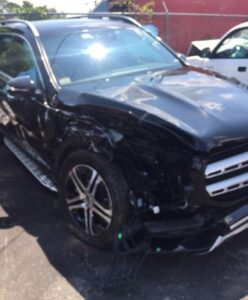 Vehicle damaged from t-bone car accident