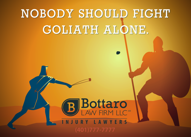 Nobody should fight Goliath alone.